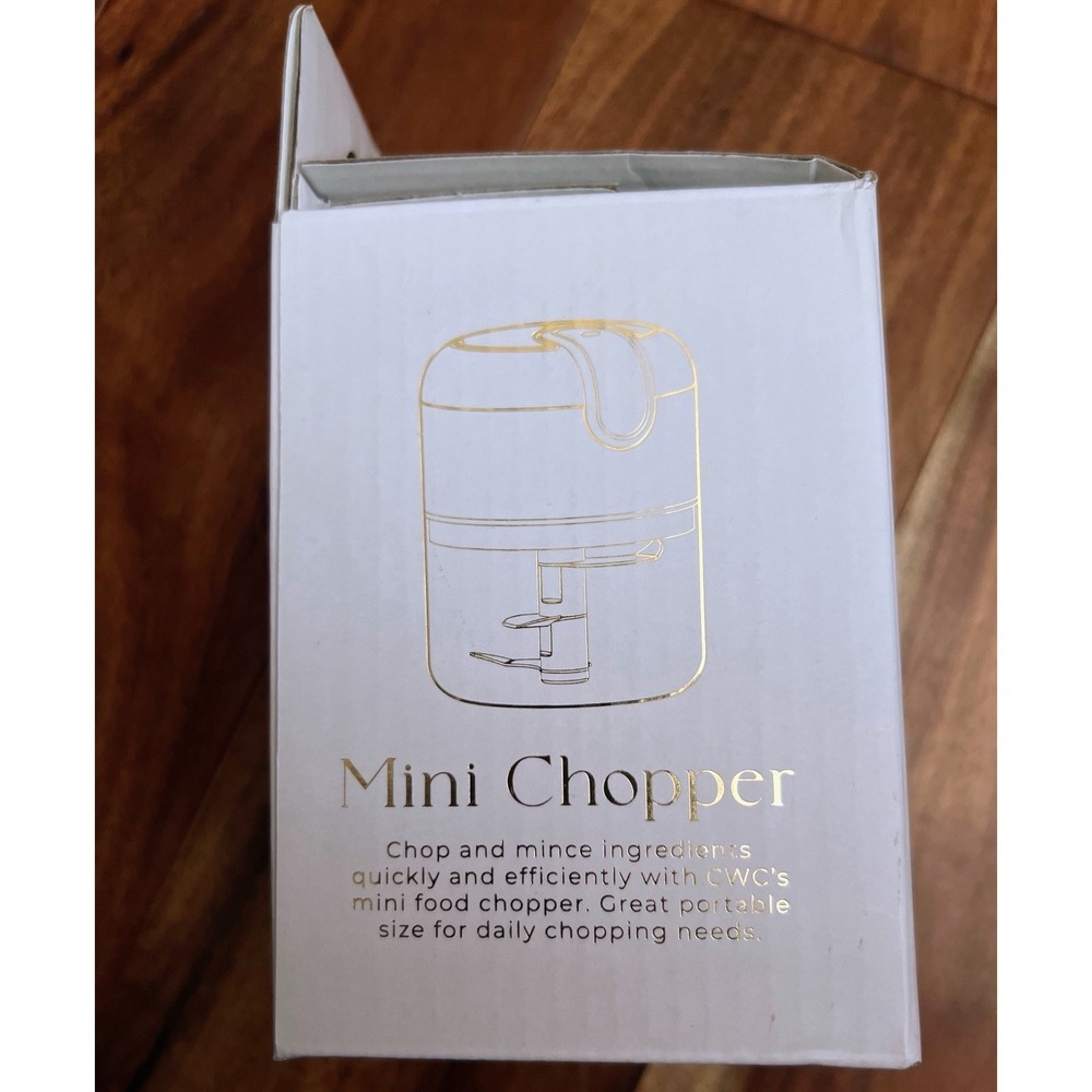 CWC Mini Food Processor Food Chopper -Rechargeable , Wireless, Creme‎ - Picture 3 of 5
